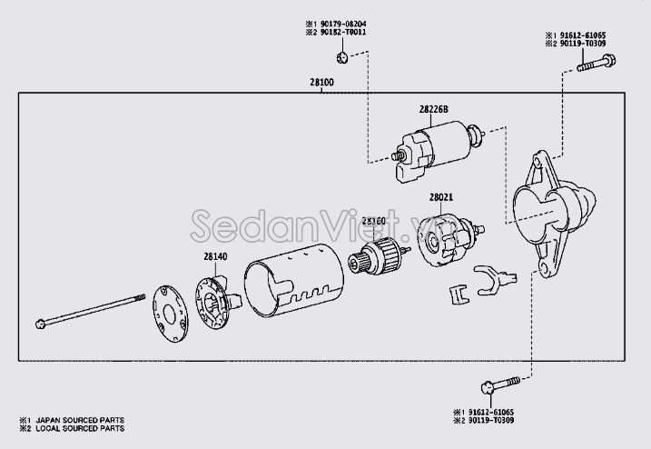 Giá bắt chổi than máy đề 281400Y300