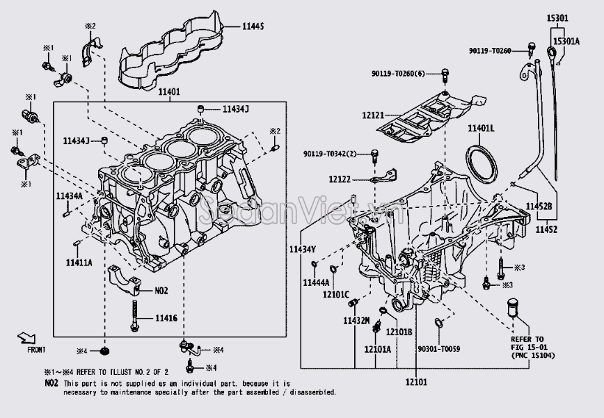 Ống dẫn dầu vào lốc máy 11409BZ150