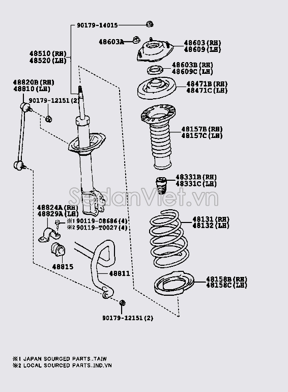 Giảm xóc trước 485108Z045