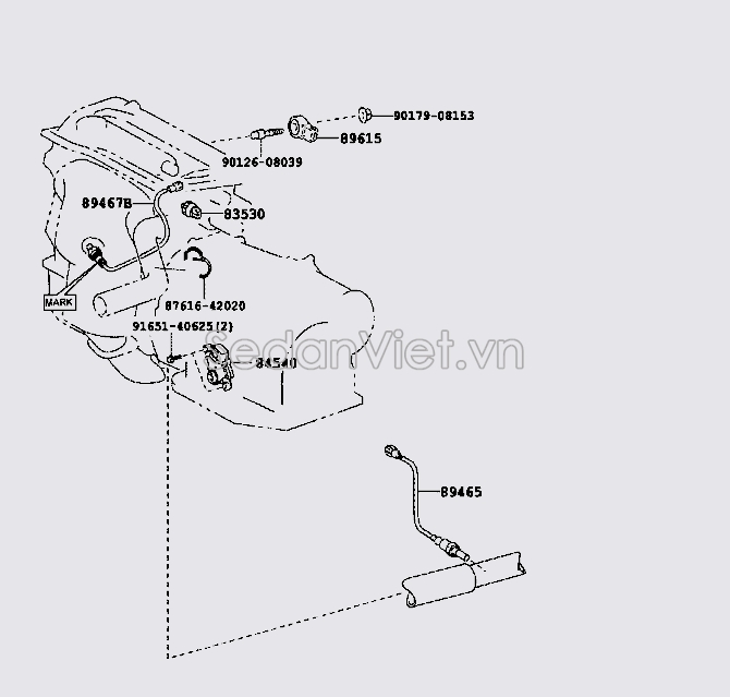 Công tắc chuyển số 8454048010