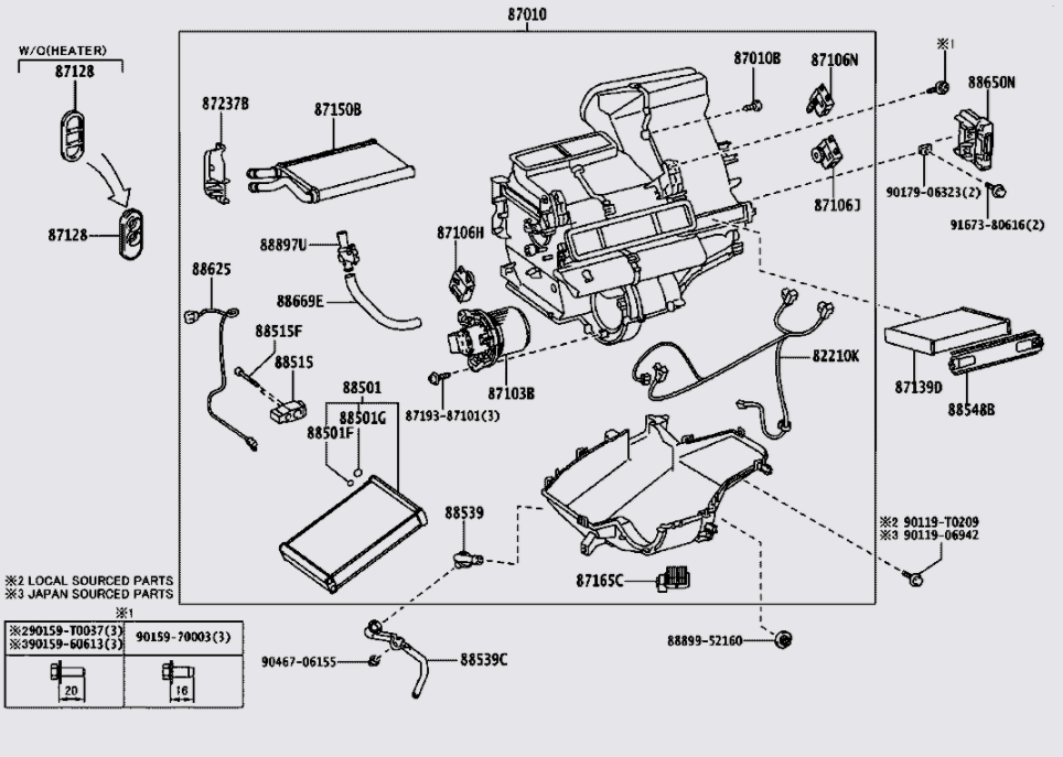 Cảm biến trở quạt gió điều hòa 871650D010