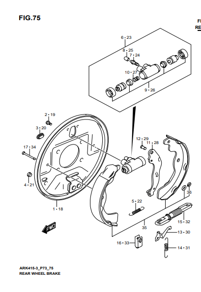 Móc hãm cần tăng chỉnh phanh 5378181A00000