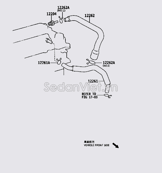 Ống hơi thừa 122620D120