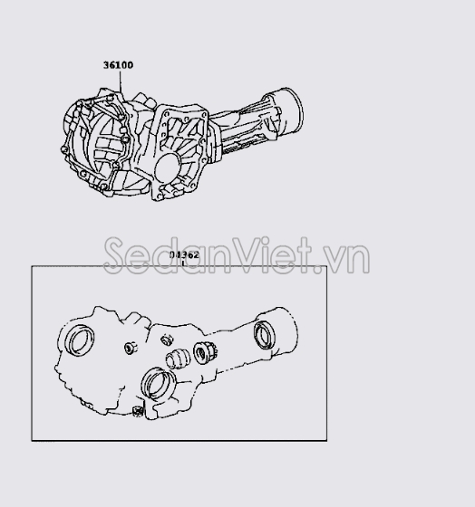 Hộp số phụ 3610048052