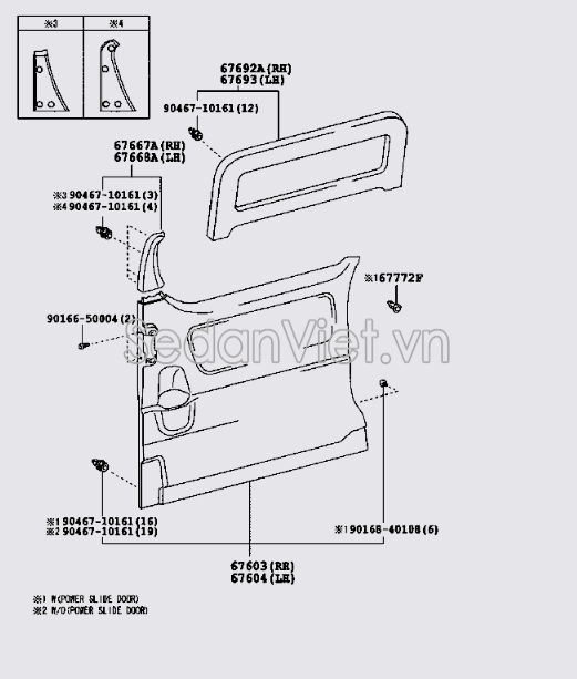 Táp bi cánh cửa 6761326090B1