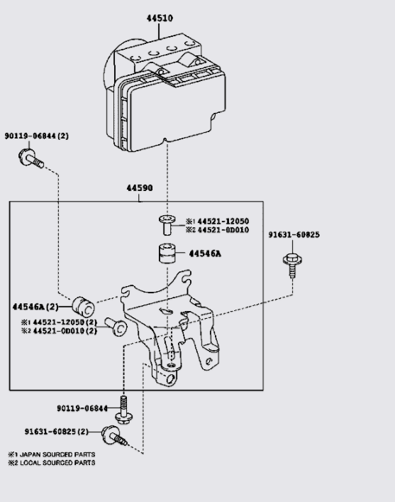 Cụm điều khiển ABS 4405052C20