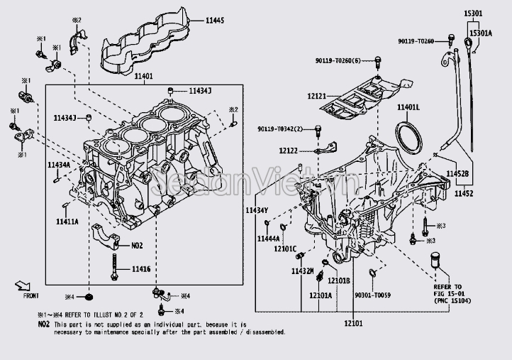 Que thăm dầu 15301BZ150