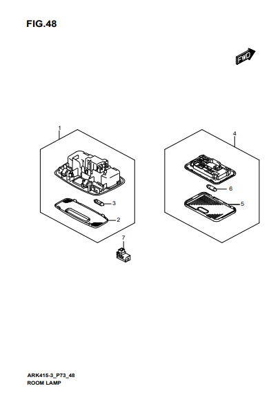 Đèn trần sau 36210B67L00NV6N