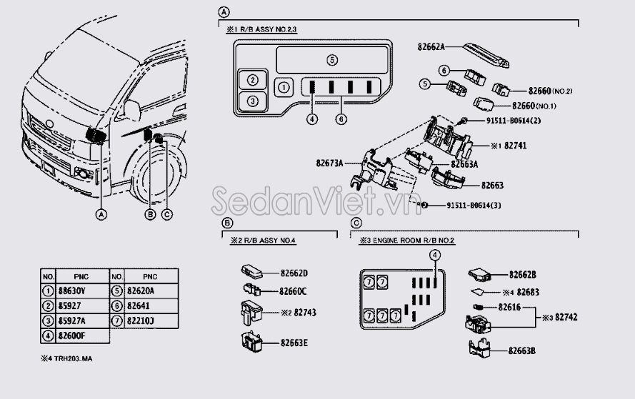 Nắp hộp cầu chì đầu xe 8266226281