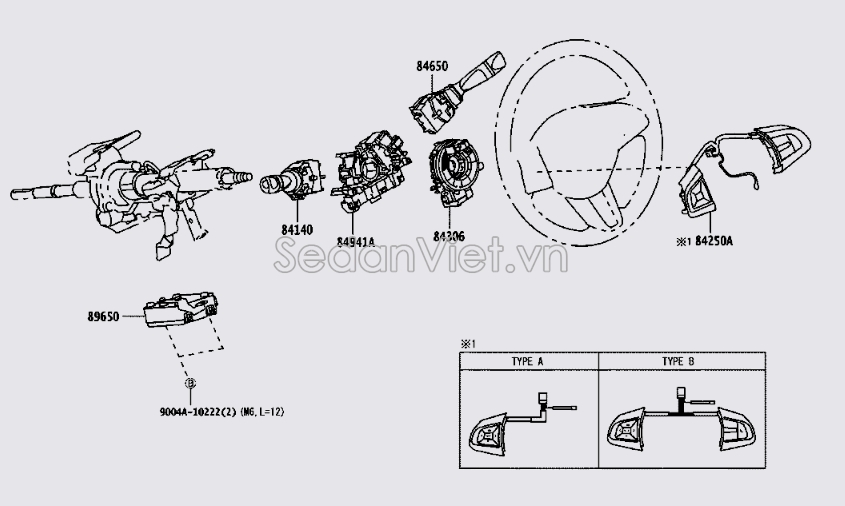 Hộp điều khiển lái điện 89650BZ250