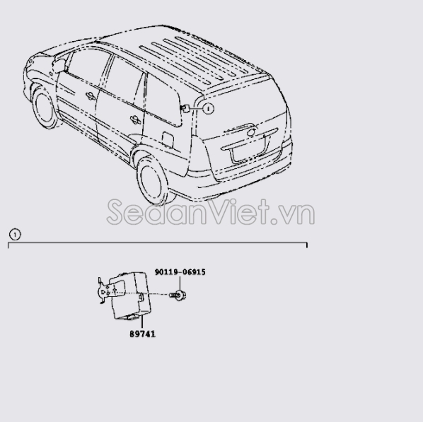 Hộp lock khóa 897410K012