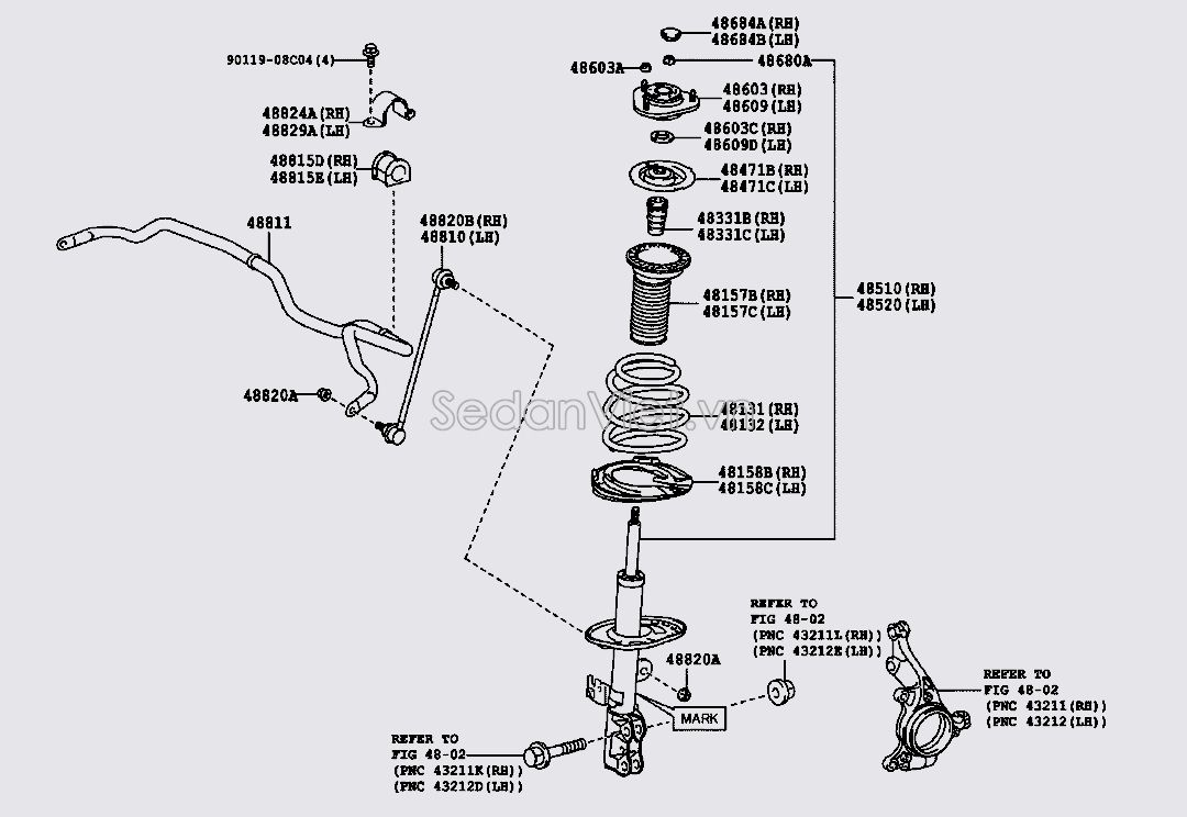 Giảm xóc trước 485208Z170