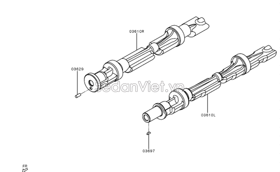 Trục cân bằng 12402A000P