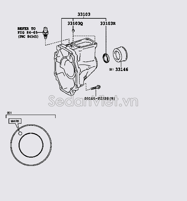 Phớt hộp số sàn 90311T0069