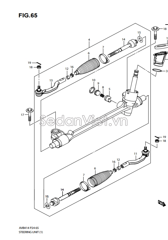 Chụp bụi thước lái 4857179P00000