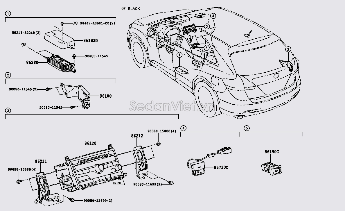 Đài radio 861200T020