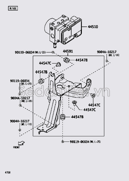 Cụm điều khiển ABS 44050B0180