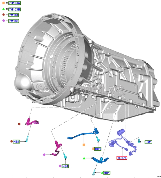 Cảm biến tốc độ số 2 HL3Z7H103D