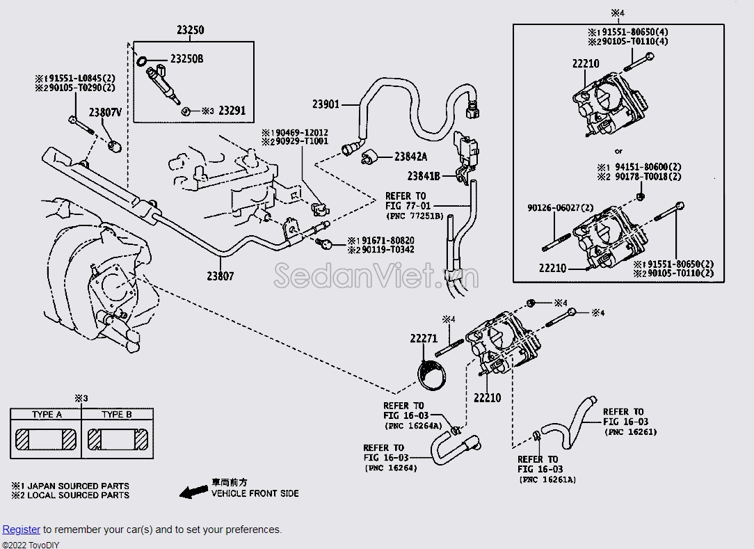 Ống dẫn nhiên liệu 239010T080