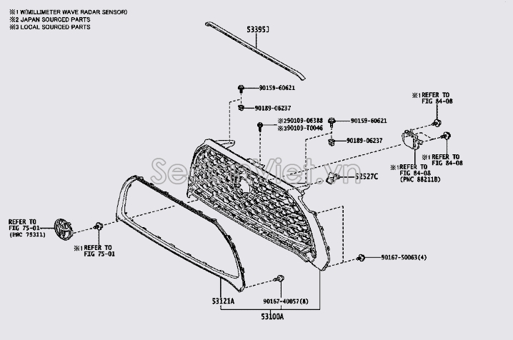 Nẹp mạ ca lăng 531210A020