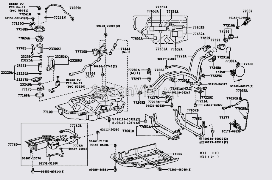 Motor bơm xăng 2322131370