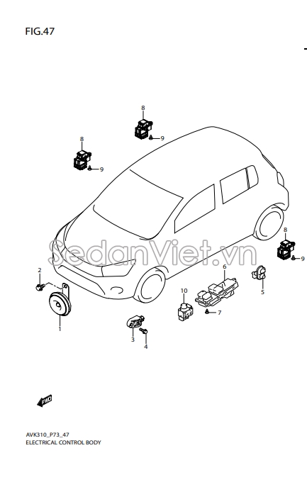 Công tắc lên kính đơn Suzuki XL7 2020