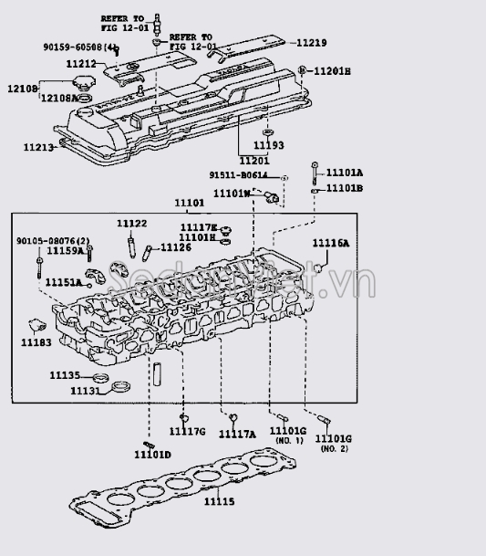 Gioăng nắp dàn cò 1121366021