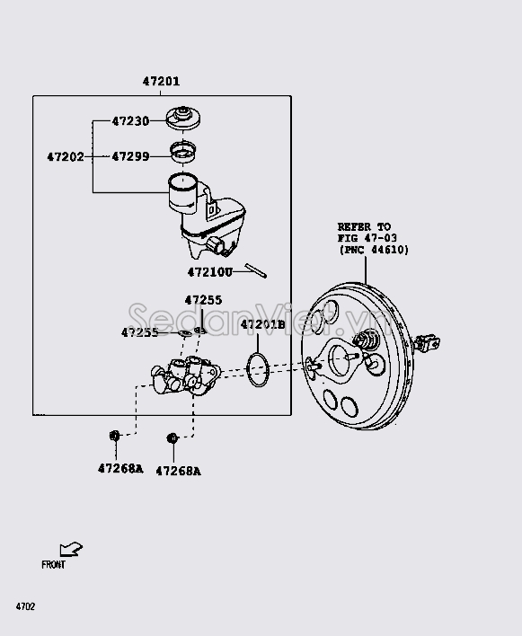 Bình dầu phanh 47220BZ310