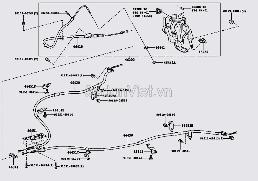 Cần giật phanh tay 4620048170