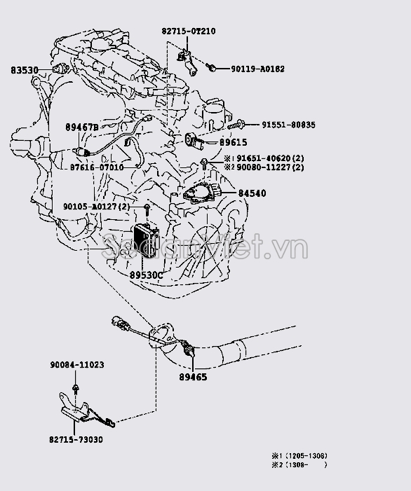 Cảm biến áp suất dầu động cơ 835300E010