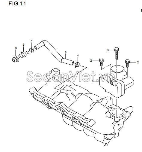 Cụm bướm ga 1340057R00000