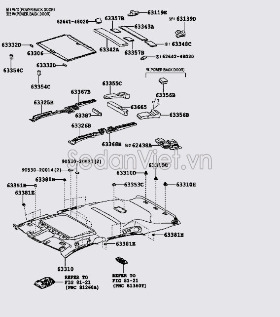 Rèm che cửa sổ trời 6330648150A0