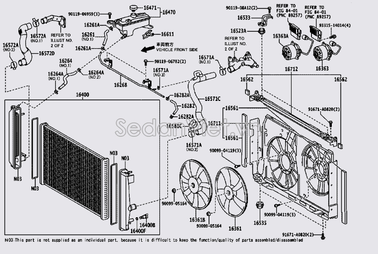 Motor quạt gió động cơ số 2 1636331110