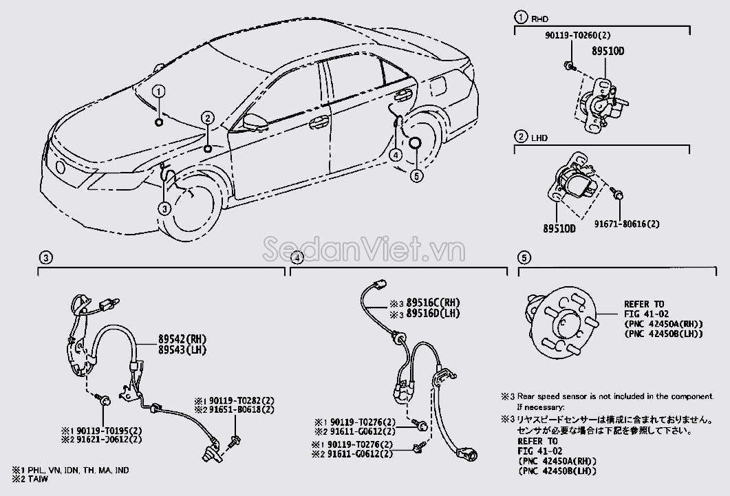 Cảm biến ABS 8954233100