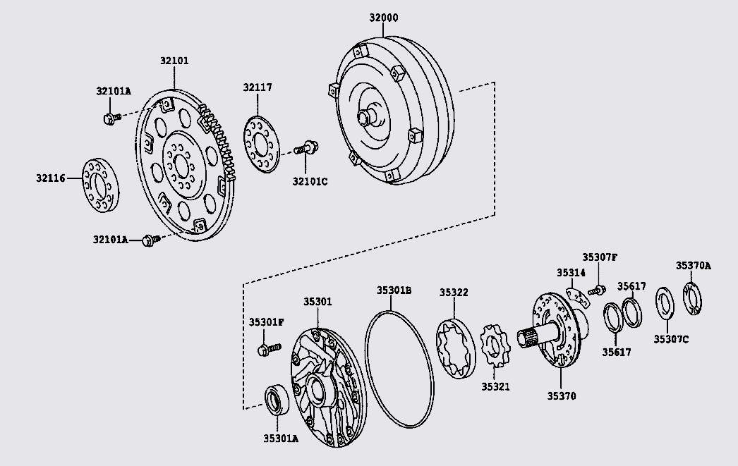 Quả bí hộp số tự động 3200071080