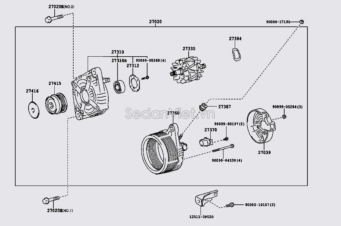 Máy phát điện 270600P241