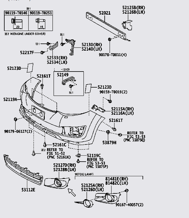 Ốp Đèn Gầm 52125A