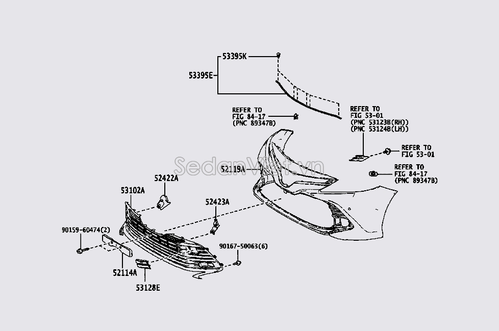 Lưới cản trước 5310206510