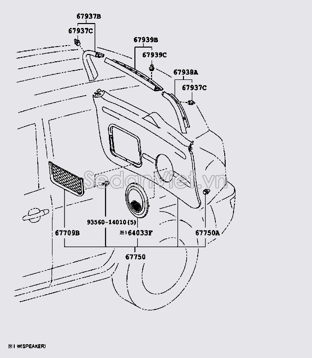 Ốp cửa hậu 6793942020A0