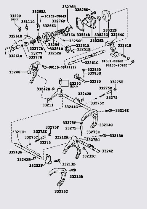 Trục lên số 3326152111