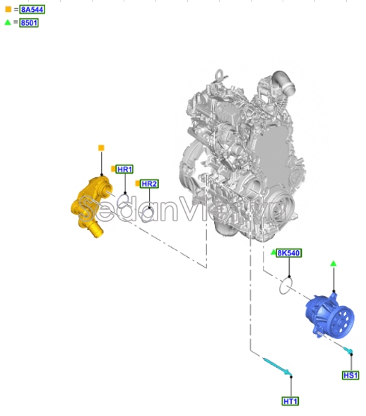 Cút nước Ford Everest 2022