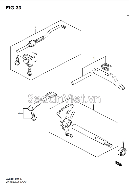 Cần vào số đỗ xe 2592077MT0000