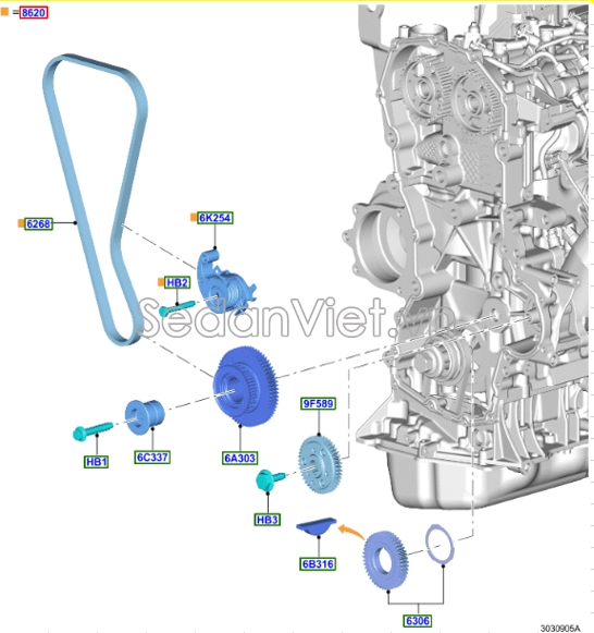 Ổ đỡ GK2Z6A618A