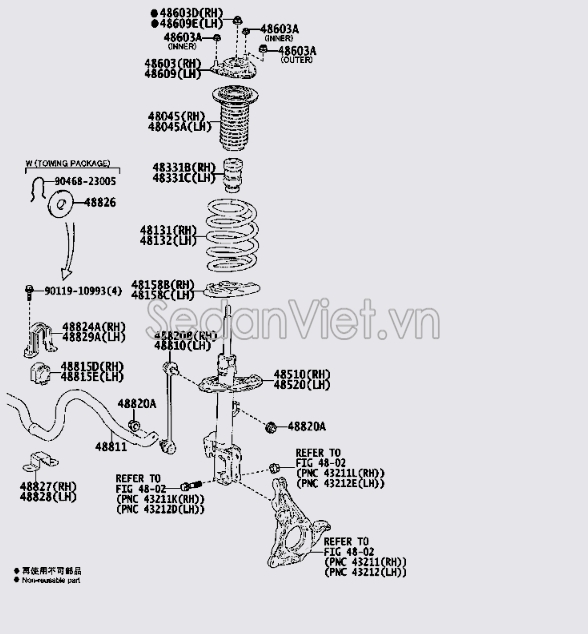 Lò xo giảm xóc trước 4813148800