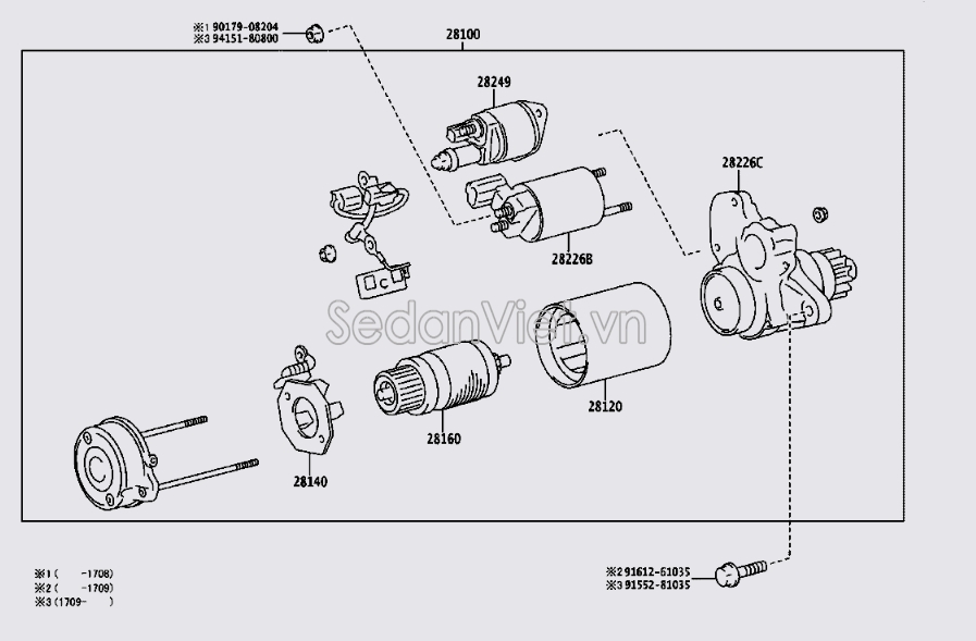 Cuộn điện liền chổi than 2812036110