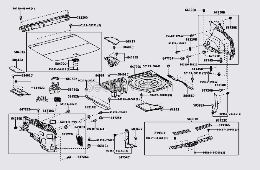 Ốp táp bi cốp sau 5844548010A1