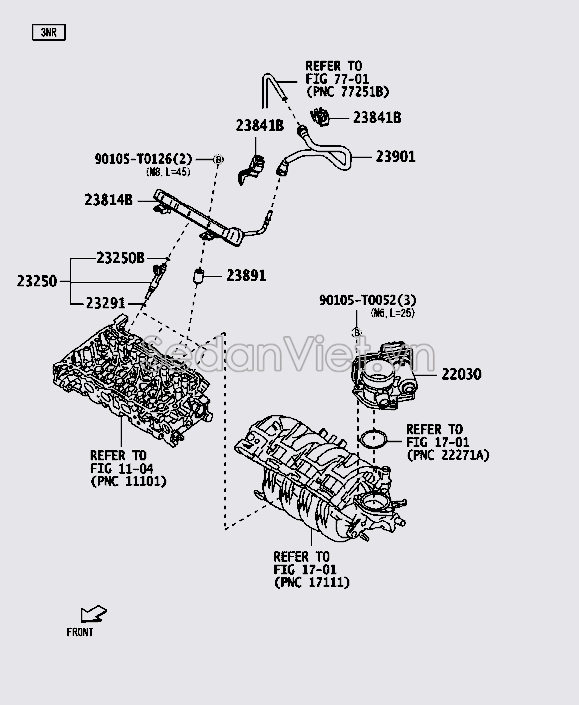 Phớt kim phun 232910Y020