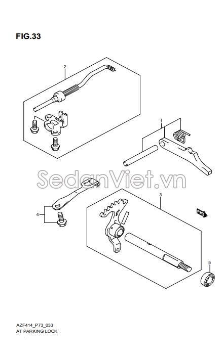 Cần vào số đỗ xe 2592068JT0000