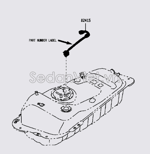 Giắc điện cụm bơm xăng 82415BZ160