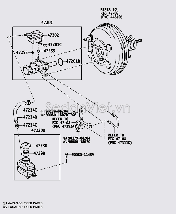 Bình dầu phanh 4722048200